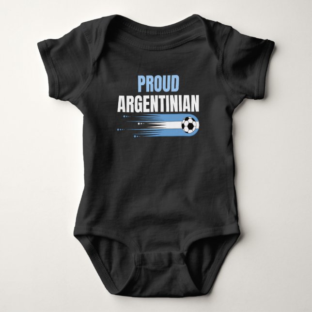 Body Para Bebê Campeões do Mundo Argentina 2022 Orgulhosos (Frente)