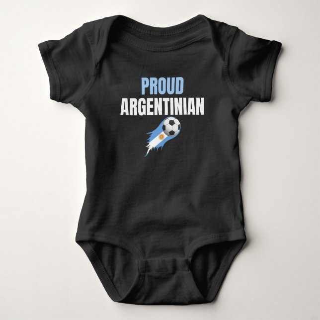 Body Para Bebê Campeões do Mundo Argentina 2022 Orgulhosos (Frente)