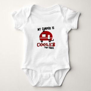 Body Para Bebê Camper Baby Shirt Engraçado