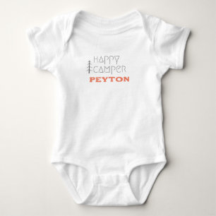 Body Para Bebê camper feliz.Nome personalizado.Bebê Bodyfato de u