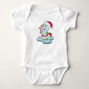 Body Para Bebê Cana doce de Natal da Lagarta