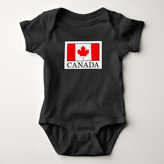 Body Para Bebê Canadá (Frente)