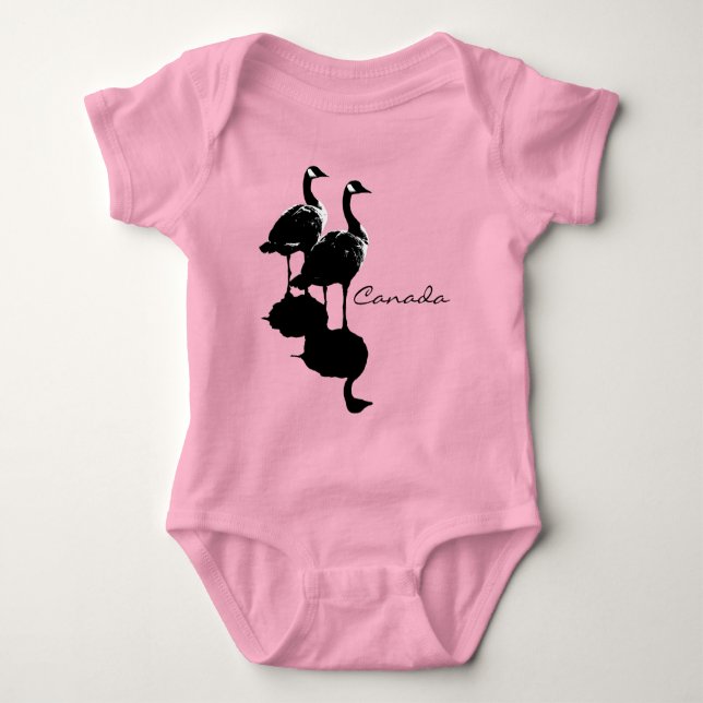 Body Para Bebê Canadá Gose Baby Jumper & Baby Canada Gifts (Frente)