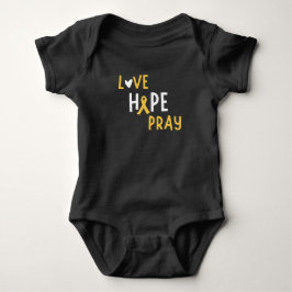 Body Para Bebê cancer de infância.love.hope.reze. Bebê-roupas
