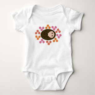 Body Para Bebê Câncer e Flores Sonolento
