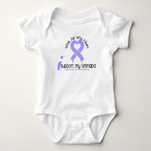 Body Para Bebê Cancer esofágico eu apoio meu vovô