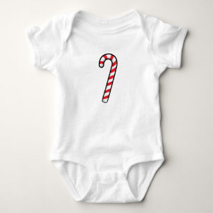 Body Para Bebê Candy Cane