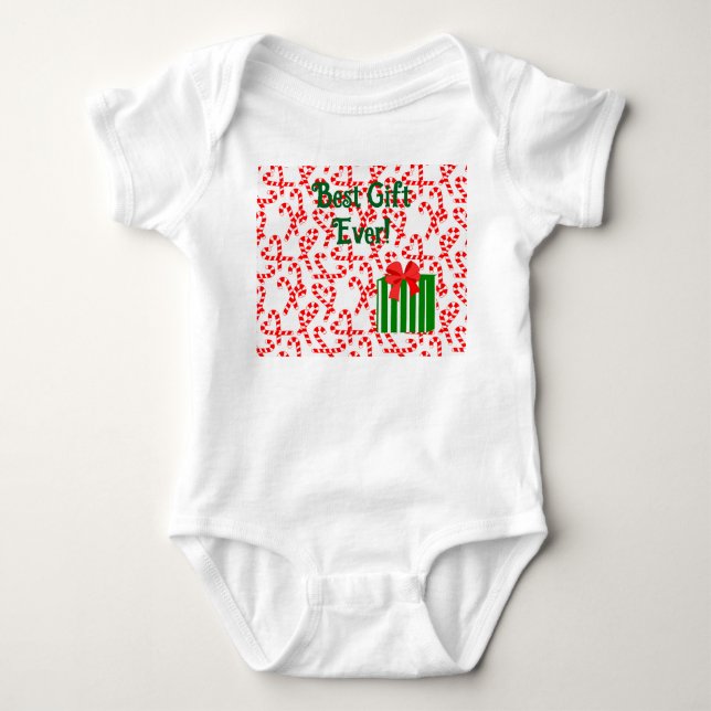 Body Para Bebê Candy Canes (Frente)