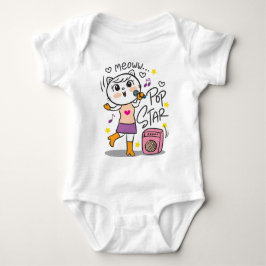 Body Para Bebê Cantor de gatos