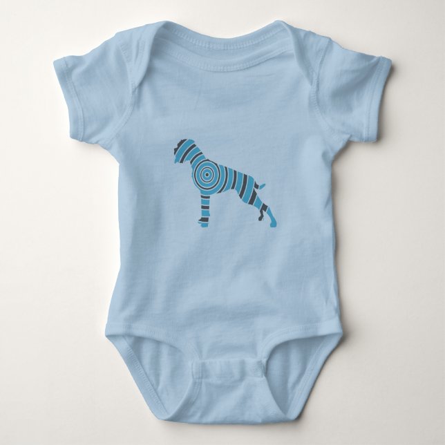 Body Para Bebê Cão Boxer (Frente)
