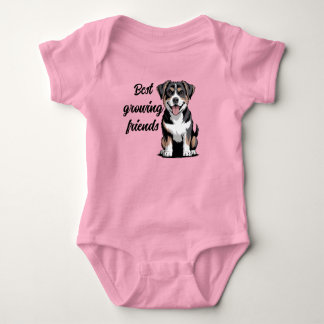 Body Para Bebê cão de montanha bernês