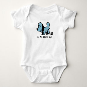 Body Para Bebê Cão Divertido