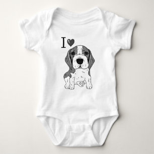 Body Para Bebê Cão do lebreiro