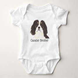 Body Para Bebê Cão Spaniel Cavalier King Charles Tricolor