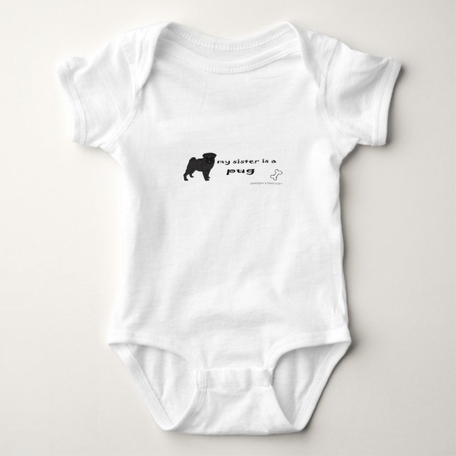 Body Para Bebê cãozinho (Frente)