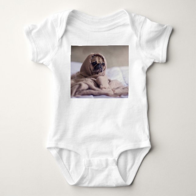 Body Para Bebê Cãozinho engraçado (Frente)