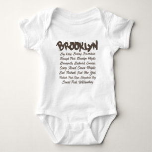 Body Para Bebê Capas de Brooklyn
