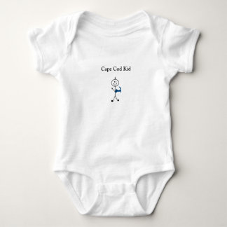 Body Para Bebê Cape Cod Baby T-Shirt w/Snaps