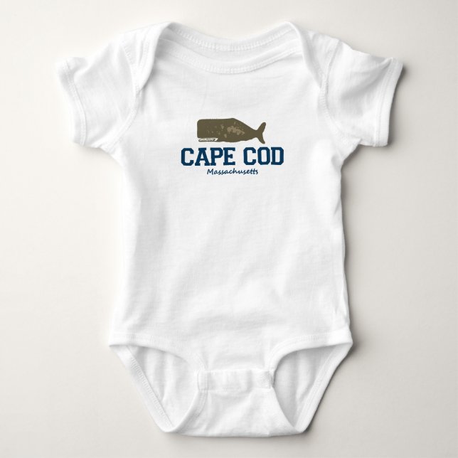 Body Para Bebê Cape Cod - Massachusetts (Frente)