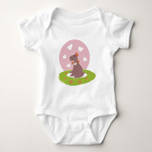 Body Para Bebê Capivara Apaixonada