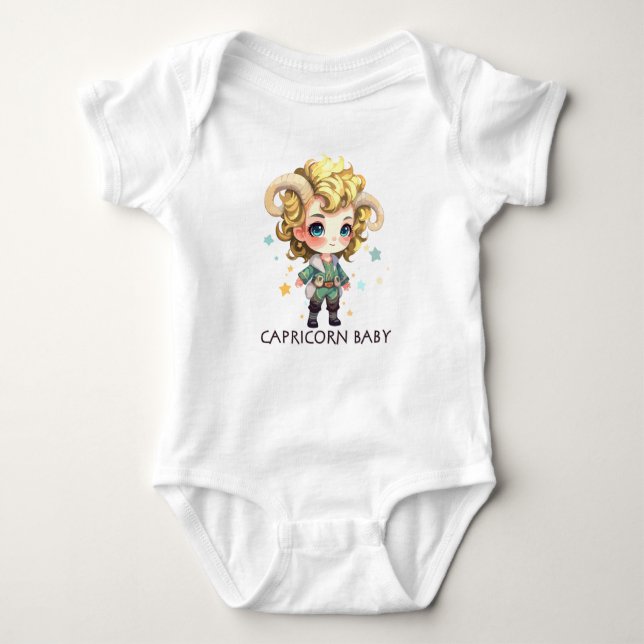 Body Para Bebê Capricorn Baby (Frente)