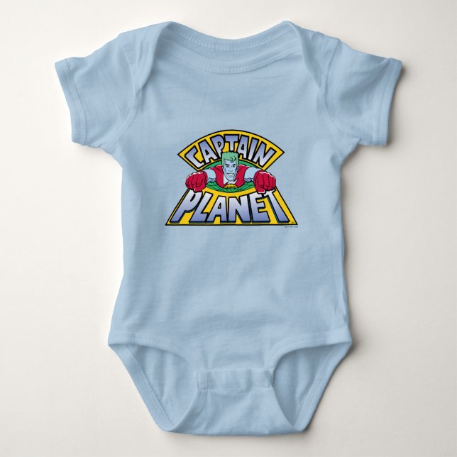 Body Para Bebê Captain Planet Logo (Frente)