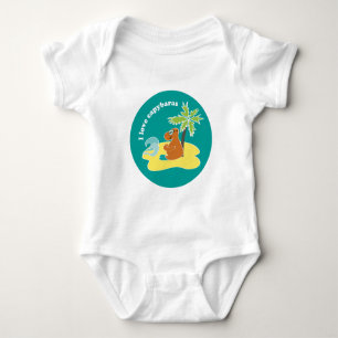 Body Para Bebê Capybara