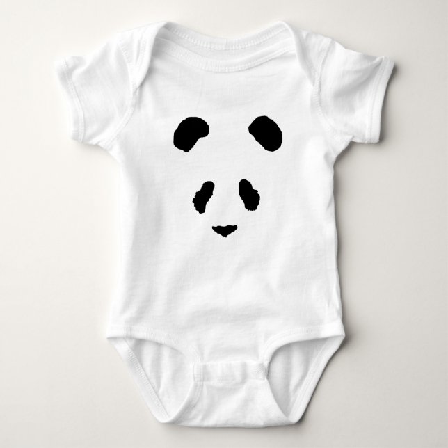 Body Para Bebê Cara da panda (Frente)