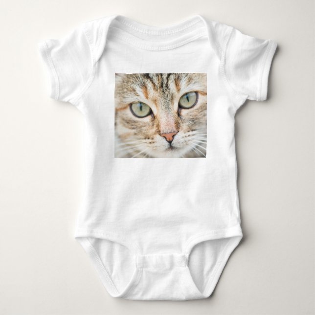Body Para Bebê Cara de gato (Frente)