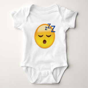 Body Para Bebê Cara Emoji do sono