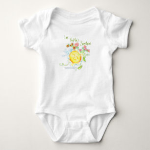 Body Para Bebê Cara ensolarada engraçada