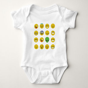 Body Para Bebê Cara feliz Emoji
