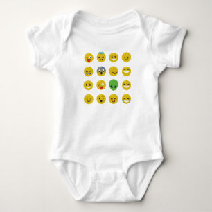 Body Para Bebê Cara feliz Emoji