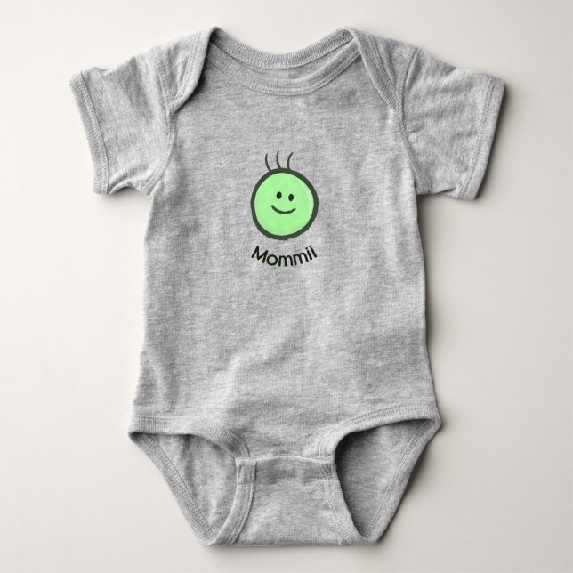 Body Para Bebê Caractere Adorável (Frente)