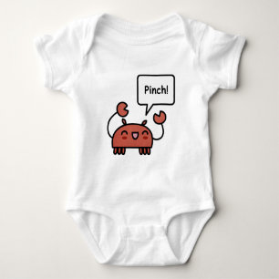 Body Para Bebê Caranguejo de Pinchy