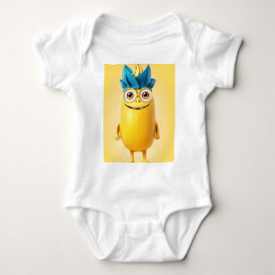 Body Para Bebê Caráter engraçado da banana