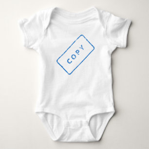 Body Para Bebê Carimbo "Copiar" Bebê Roupa