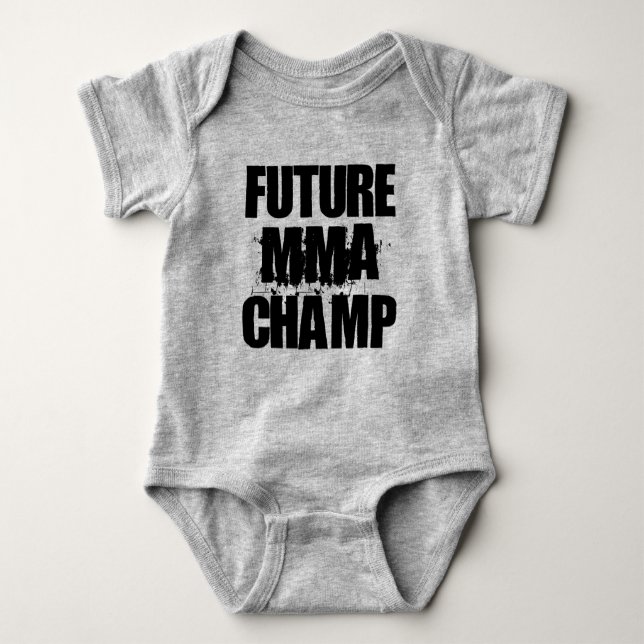 Body Para Bebê Carimbo Futuro MMA (Frente)