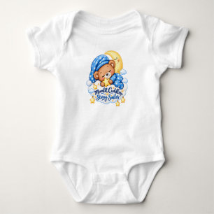 Body Para Bebê Carinhos ao Luar Sorrisos Estrelados Teddy Adormec
