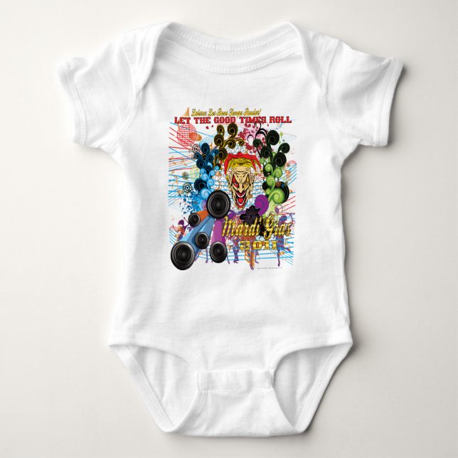 Body Para Bebê Carnaval 2011 o palhaço II (Frente)