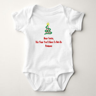 Body Para Bebê Caro Papai noel - Pawpaw
