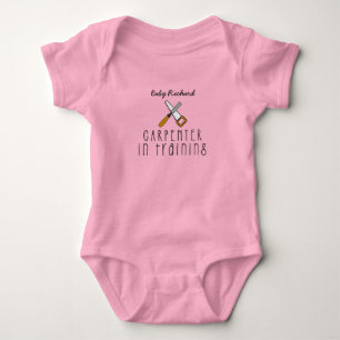 Body Para Bebê Carpinteiro em Treinamento Carpintaria Infantil Tr