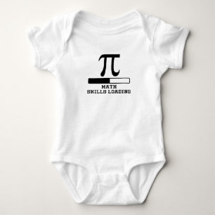 Body Para Bebê Carregamento das habilidades da matemática