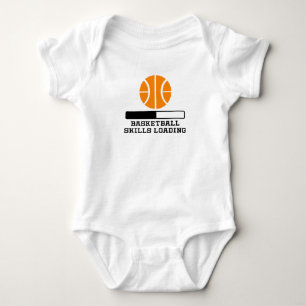 Body Para Bebê Carregamento das habilidades do basquetebol