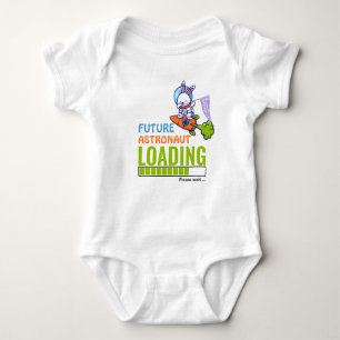 Body Para Bebê Carregamento do Astronauta Futuro Rabbit Anivers