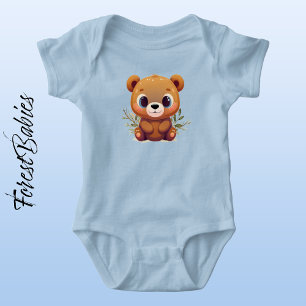 Body Para Bebê Carrinho-do-mato-gafanhoto-branco 🧸