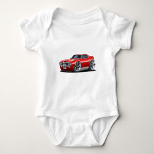 Body Para Bebê Carro 1967 do vermelho de Firebird