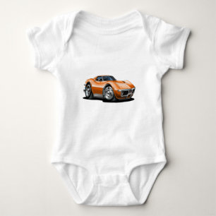 Body Para Bebê Carro 1968-72 da laranja de Corveta