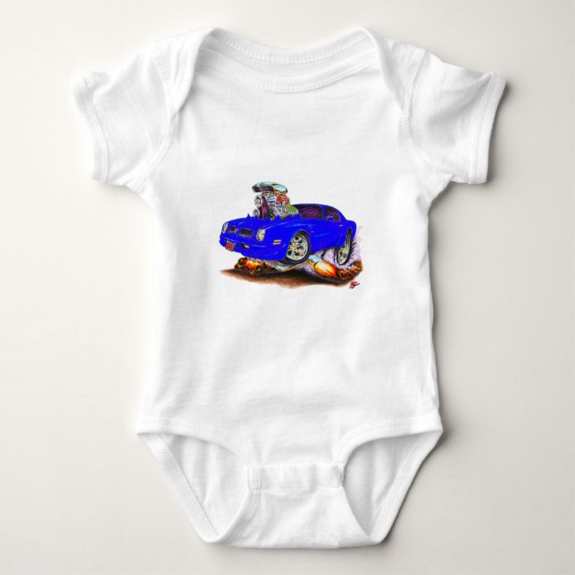 Body Para Bebê Carro 1974-76 do azul de Firebird (Frente)