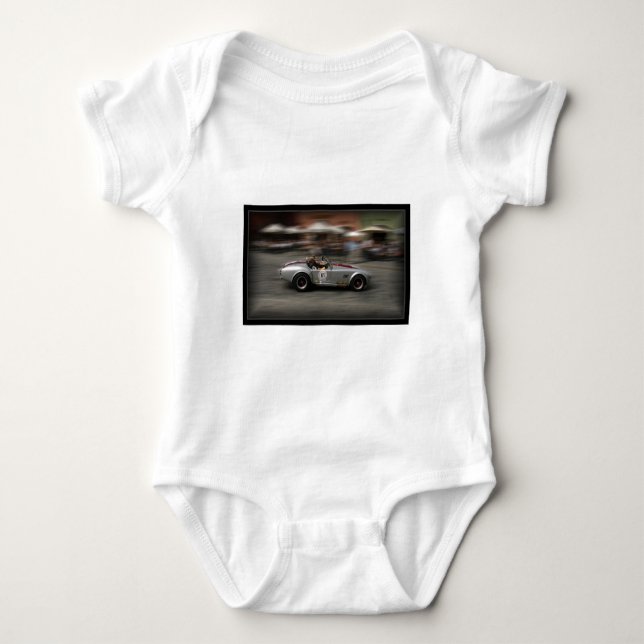 Body Para Bebê Carro desportivo clássico (Frente)